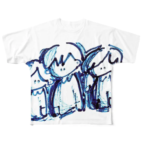 あたいたち All-Over Print T-Shirt