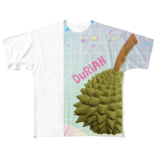 DuRiAN  フルグラフィックTシャツ