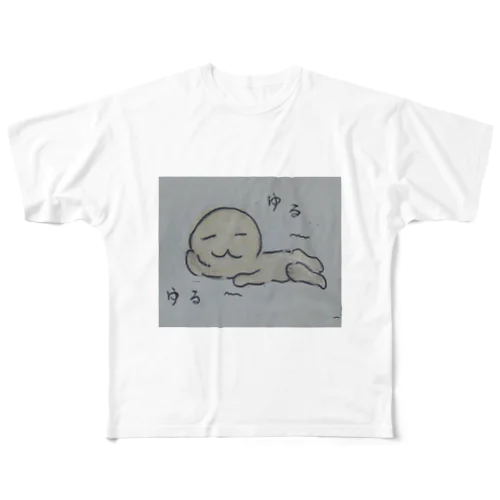 ゆるゆるくん フルグラフィックTシャツ