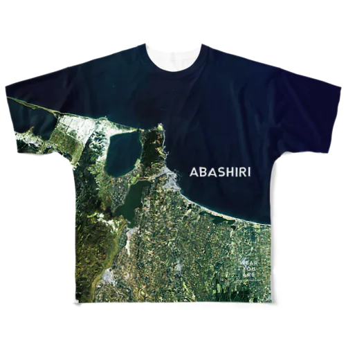 北海道 網走市 Tシャツ 両面 All-Over Print T-Shirt