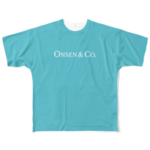 ONSEN＆CO. フルグラフィックTシャツ
