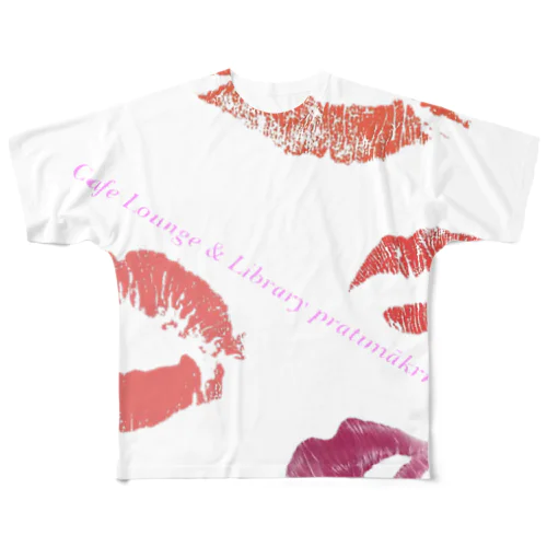 リップ💋 リップ💋 フルグラフィックTシャツ