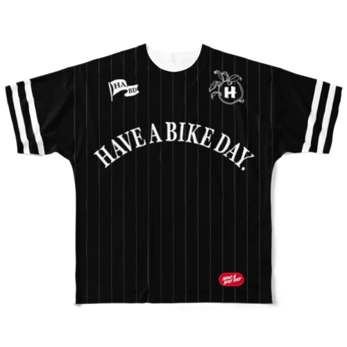 HABDmoto(Black) フルグラフィックTシャツ