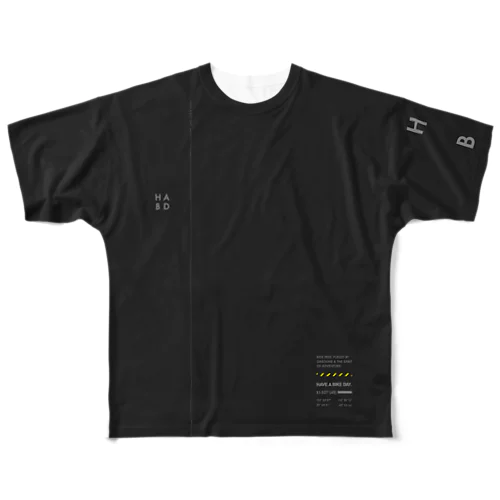 HABD TECH フルグラフィックTシャツ