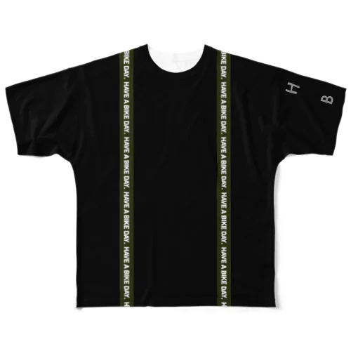 HABD suspenders フルグラフィックTシャツ