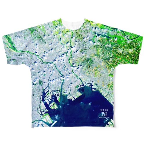 東京都 江戸川区 Tシャツ 両面 All-Over Print T-Shirt