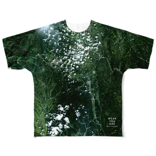 福島県 白河市 Tシャツ 両面 All-Over Print T-Shirt