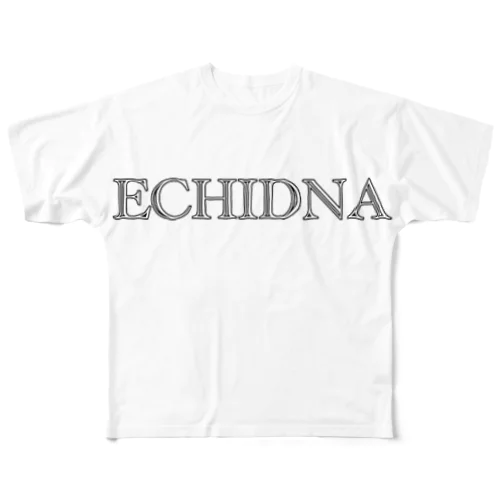 Echidna  first collection フルグラフィックTシャツ