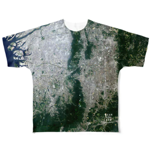 奈良県 香芝市 Tシャツ 両面 All-Over Print T-Shirt