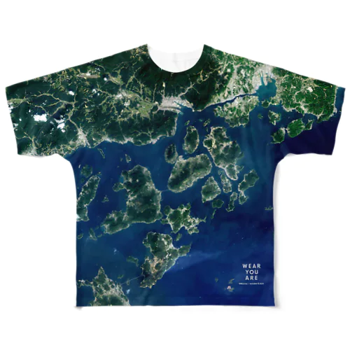 広島県 尾道市 Tシャツ 両面 All-Over Print T-Shirt