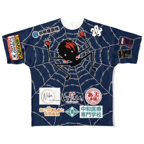 【大原樹理】SPIDER-WEB 入場Ver. フルグラフィックTシャツ