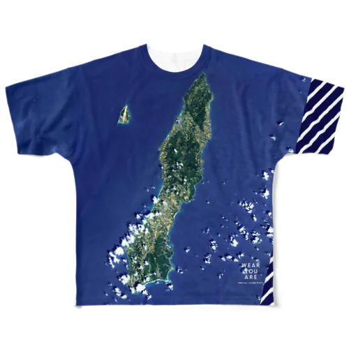 鹿児島県 熊毛郡 Tシャツ 両面 All-Over Print T-Shirt