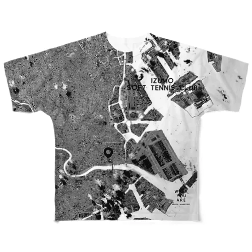 東京都 大田区 Tシャツ 両面 All-Over Print T-Shirt