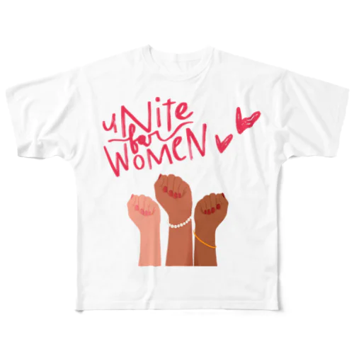 Unite for Women フルグラフィックTシャツ