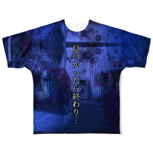 シカバネ【見つかったら終わり…】 フルグラフィックTシャツ