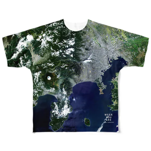 神奈川県 秦野市 Tシャツ 両面 All-Over Print T-Shirt