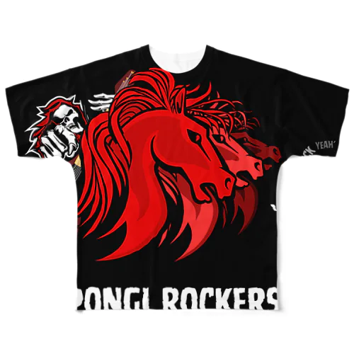 Roppongi Rockers Rock n Rule All-Over Print T-Shirt