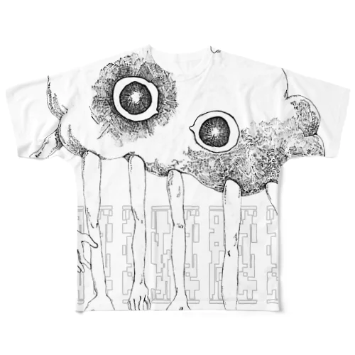 浮遊する腕 All-Over Print T-Shirt