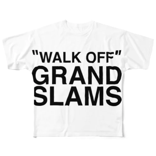 WALK OFF GRAND SLAMS -blk- フルグラフィックTシャツ