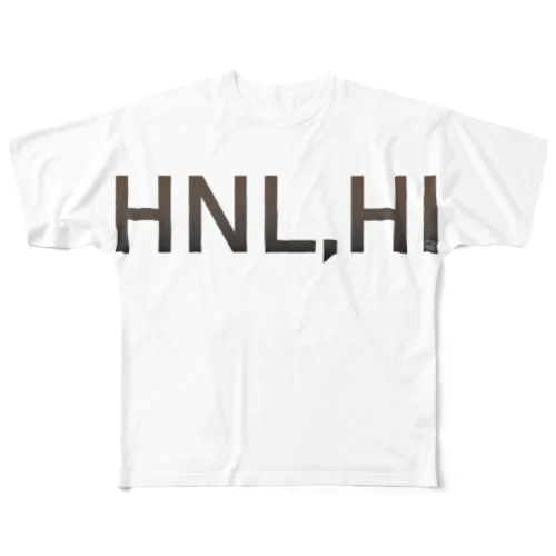 HNL HI フルグラフィックTシャツ