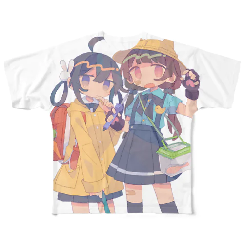 かわF フルグラフィックTシャツ