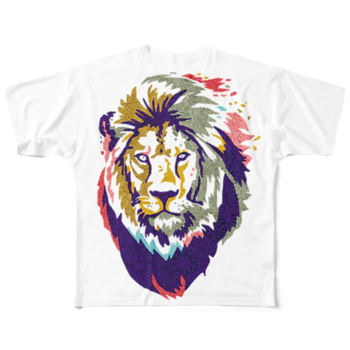 Lion All-Over Print T-Shirt