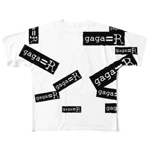 D&G風　ちらばるロゴ編 All-Over Print T-Shirt