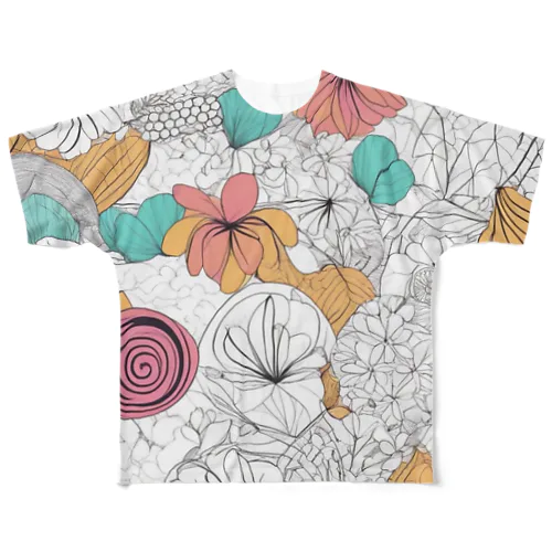 はなさき All-Over Print T-Shirt