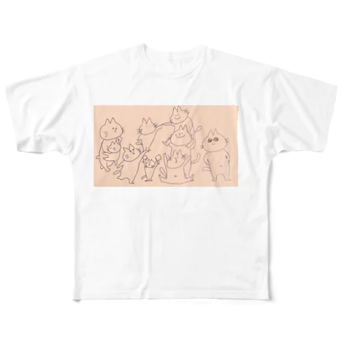 うんどうかい フルグラフィックTシャツ