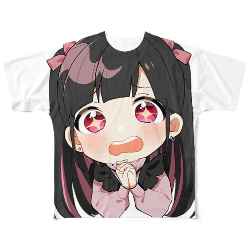 りぼんちゃんTシャツ フルグラフィックTシャツ