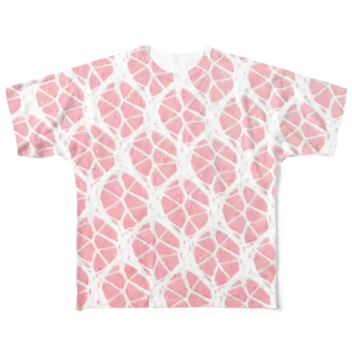 ピンク All-Over Print T-Shirt