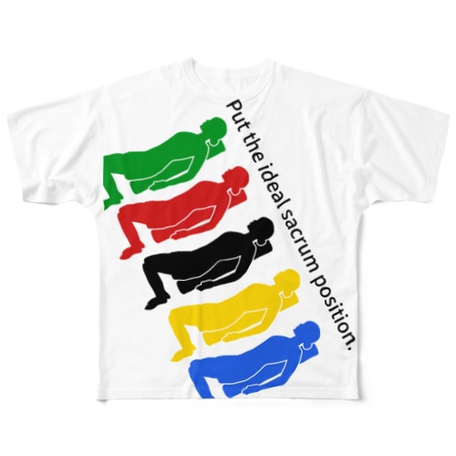 健康革命Tシャツ All-Over Print T-Shirt