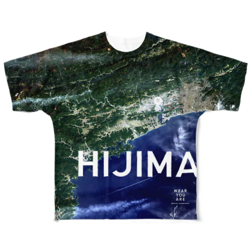 高知県 高知市 Tシャツ 両面 All-Over Print T-Shirt