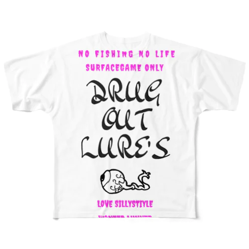 DrugOutlures フルグラフィックTシャツ