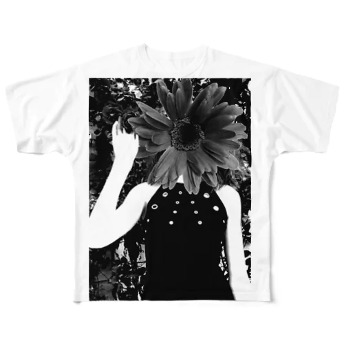 Flower フルグラフィックTシャツ