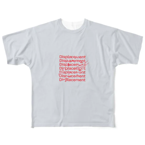 displacement フルグラフィックTシャツ