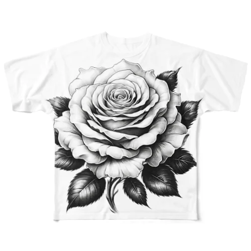 エターナル・ペタル: 時を超えた薔薇 All-Over Print T-Shirt