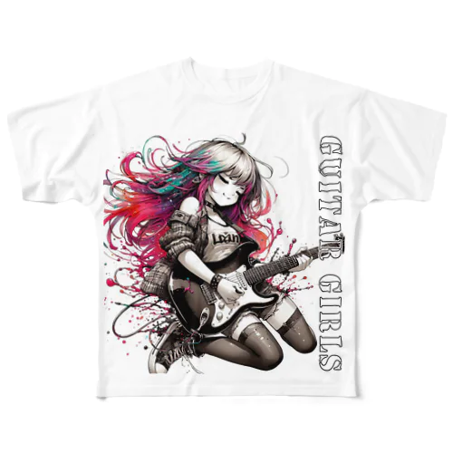 GUITAR GIRLS 2 フルグラフィックTシャツ