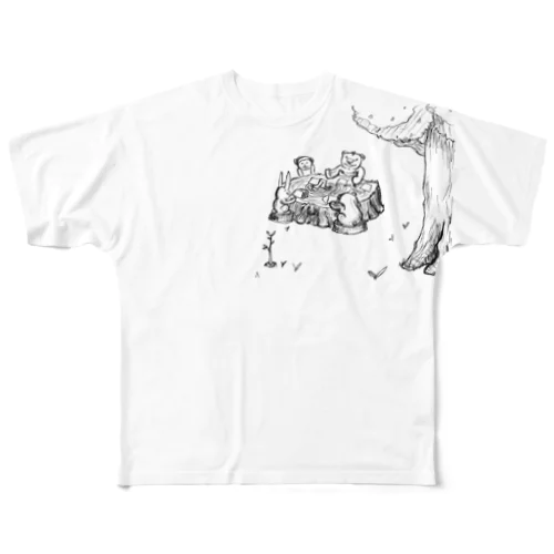 森の者たち All-Over Print T-Shirt