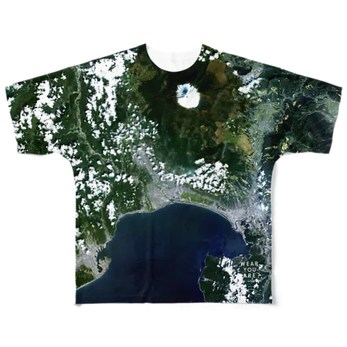 静岡県 富士市 Tシャツ 両面 All-Over Print T-Shirt