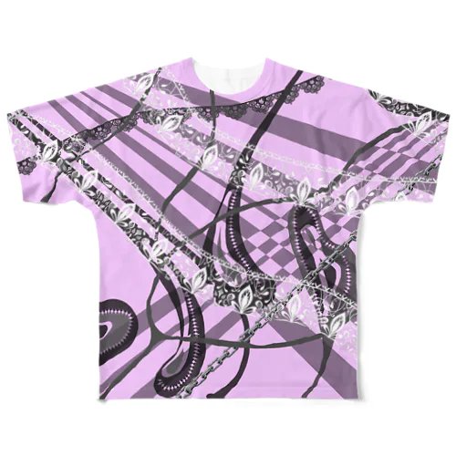 かくれ猫 All-Over Print T-Shirt