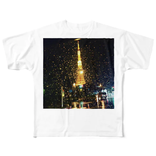 tokyotawer フルグラフィックTシャツ