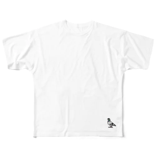 ハト All-Over Print T-Shirt