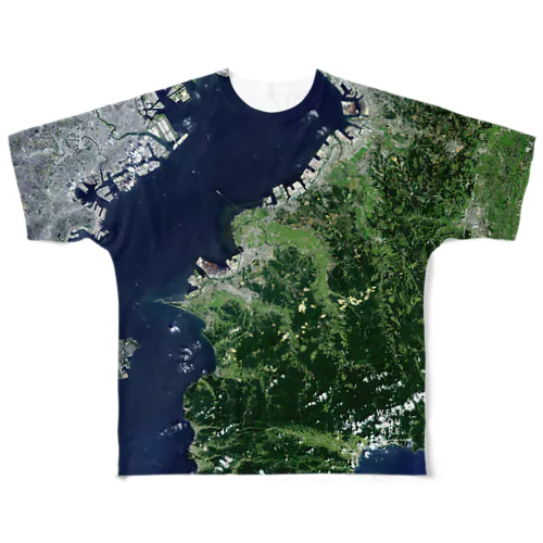 千葉県 木更津市 Tシャツ 両面 All-Over Print T-Shirt