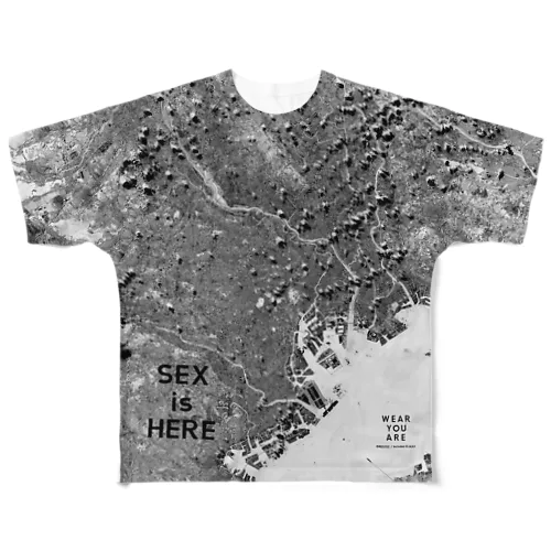 東京都 新宿区 Tシャツ 両面 All-Over Print T-Shirt
