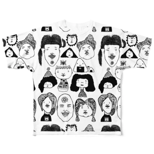 らくがきの寄せ集め その② All-Over Print T-Shirt