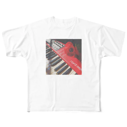 ゆーちゃんのキーボード フルグラフィックTシャツ