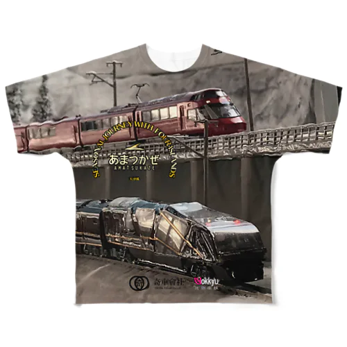 2019北急電鉄ｘ奇車會社JAM出展記念シリーズ All-Over Print T-Shirt