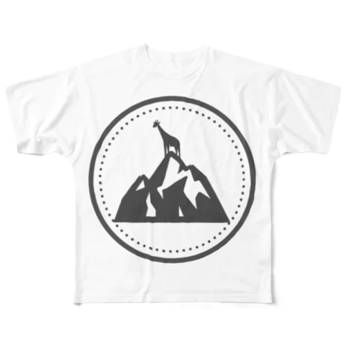 Climbing Giraffe All-Over Print T-Shirt