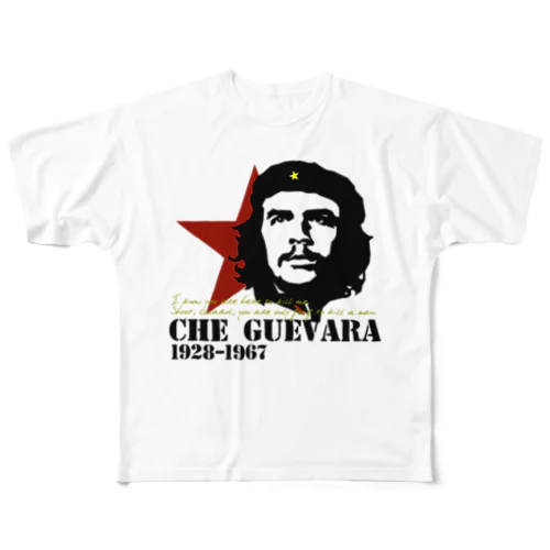 GUEVARA ゲバラ フルグラフィックTシャツ